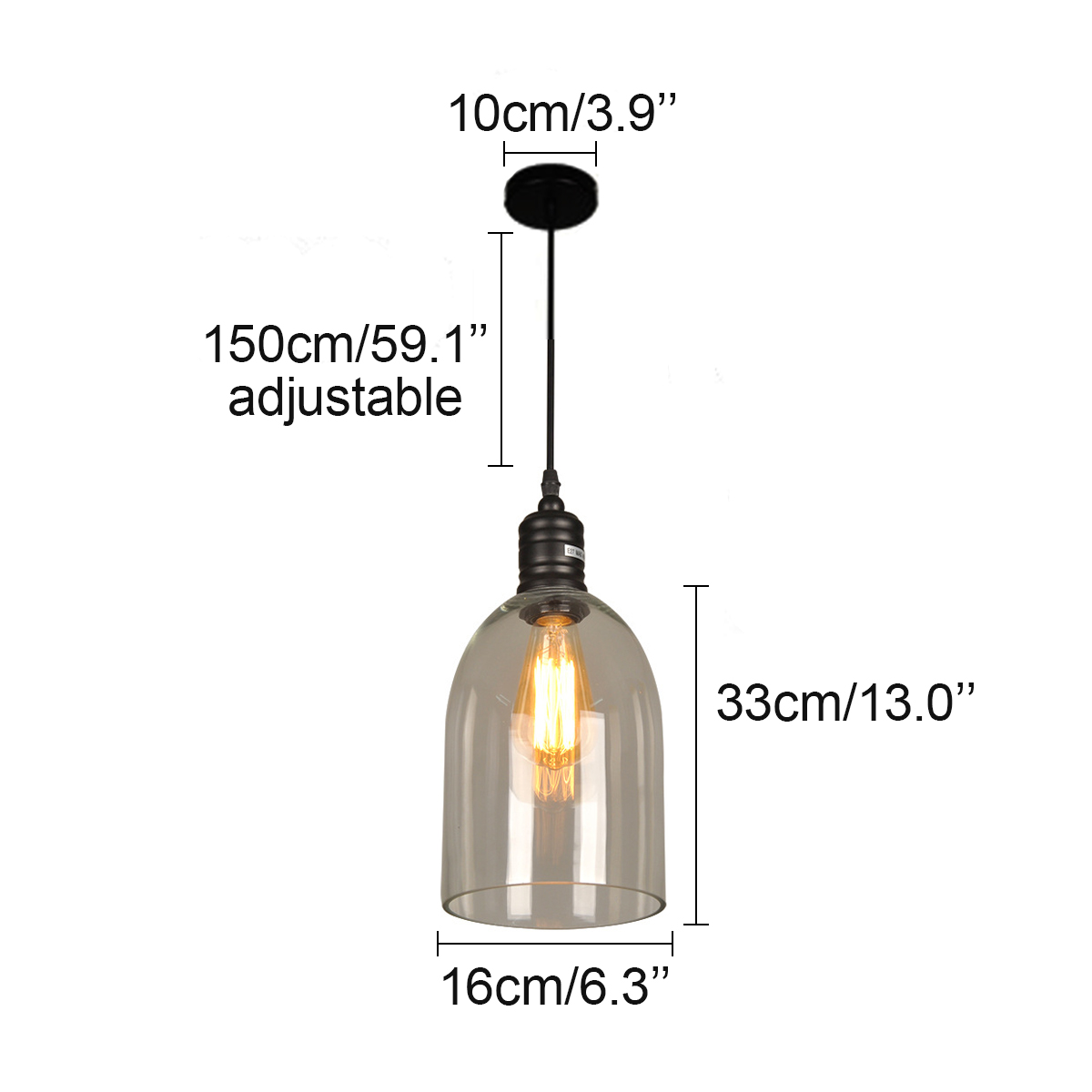 16x33cm-Modern-Ceiling-Light-LED-Pendant-Lamp-Glass-Dining-Room-Chandelier-Fixtures-for-E27-1694782-5