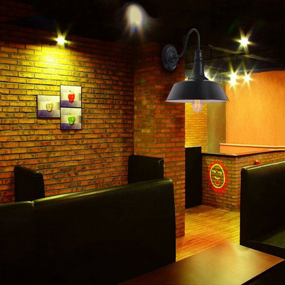 26CM36CM-E27-Minimalist-Iron-Vintage-Wall-Light-Lampshade-for-Restaurant-Home-Decoration-1761544-2
