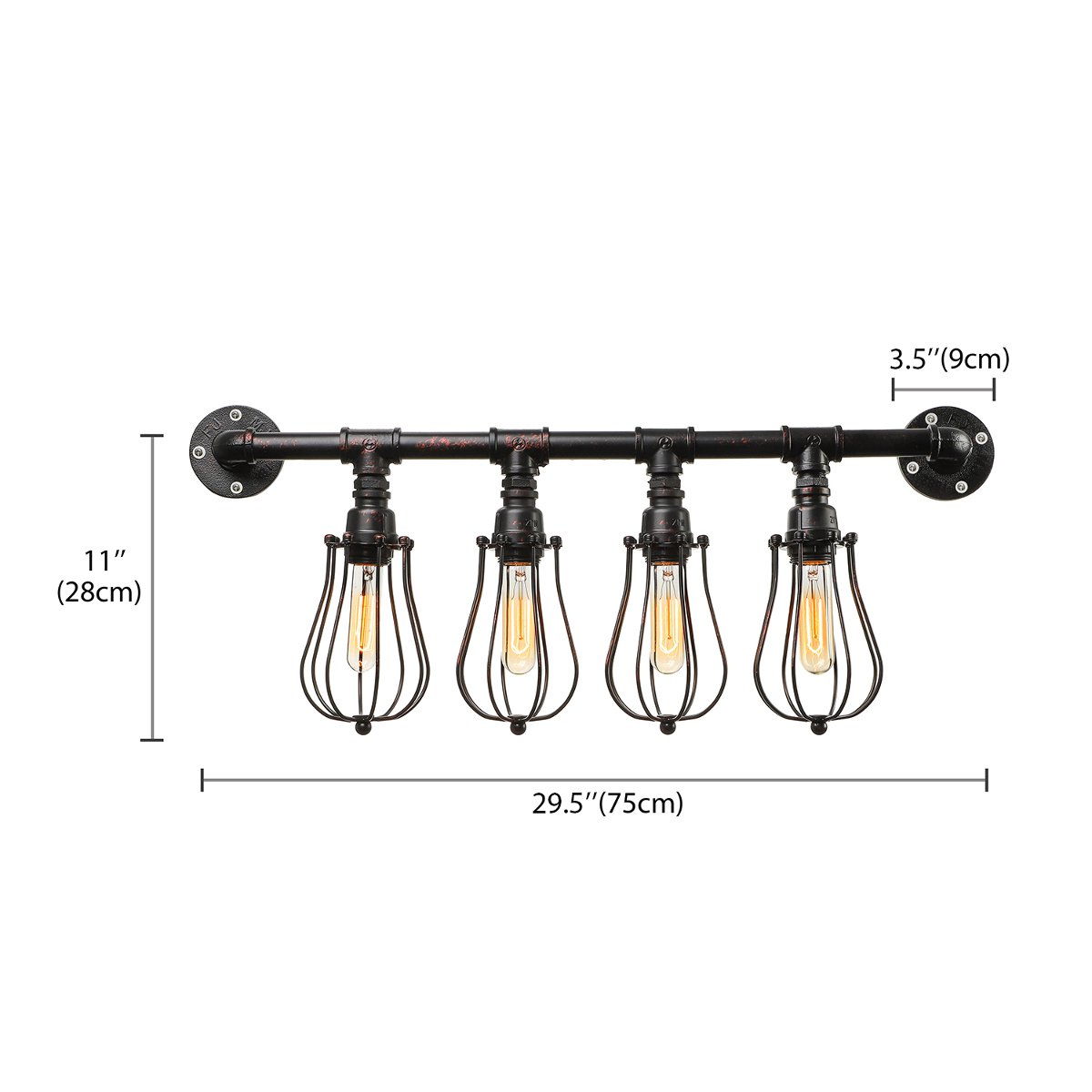 4-Heads-E27-Retro-Industrial-Style-Wall-Light-Water-Pipe-Home-Fixture-Decor-1674647-12