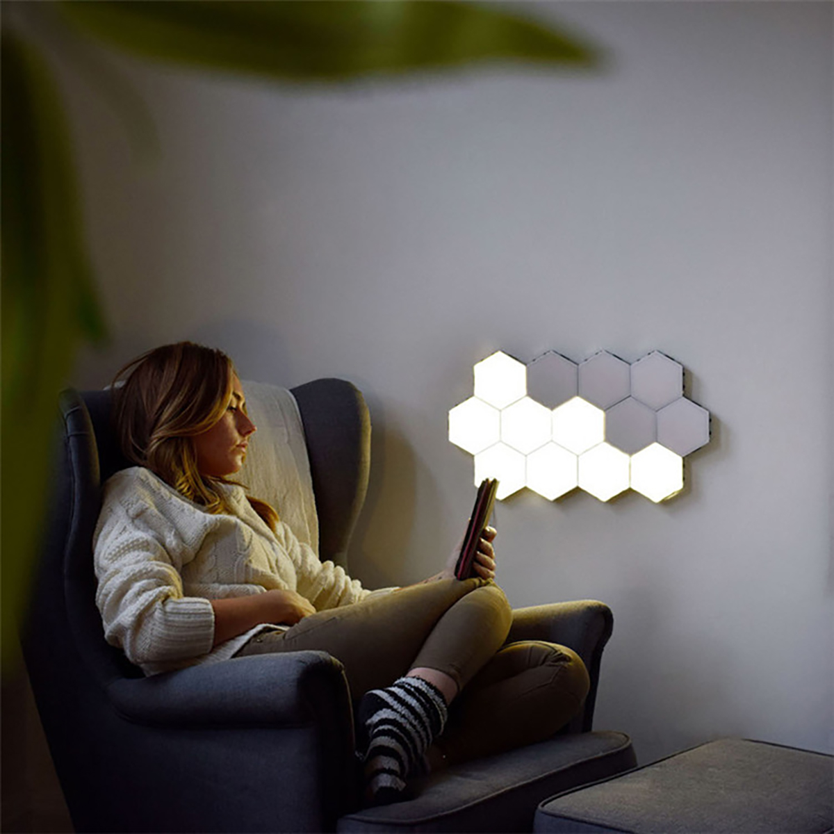 4x-Modular-LED-Touch-Wall-Lamp-Hexagonal-Honeycomb-Magnetic-Quantum-Night-Light-1789908-4