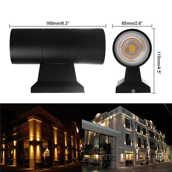 6W-10W-Warm-WhiteWhite-Dual-Head-IP65-Waterproof-COB-LED-Wall-Light-Modern-Outdoor-Decor-AC85-265V-1235064-1