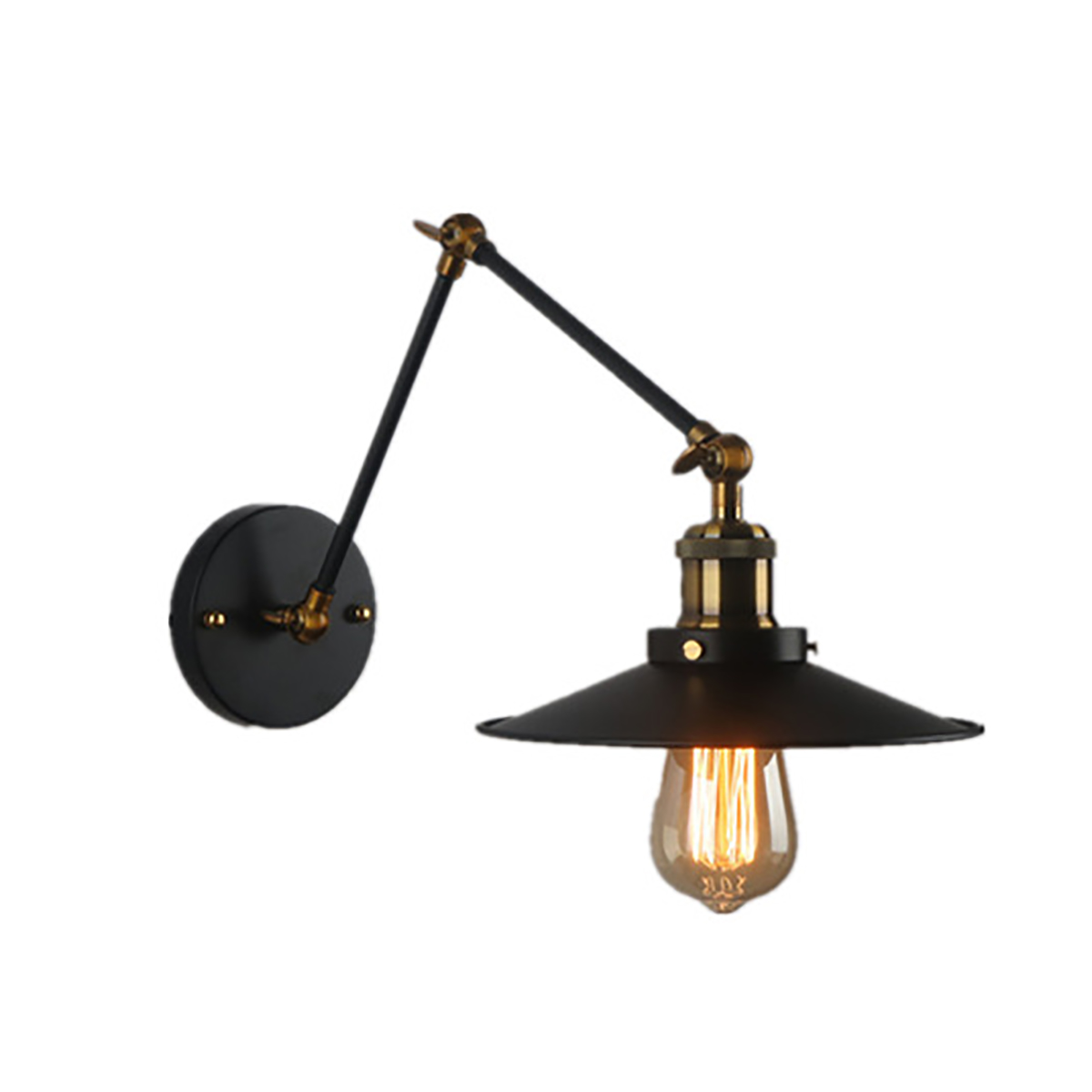 90-260V-LED-Wall-Lamp-Retro-Lamp-Industrial-Vintage-Bedside-Wall-Lamp-Iron-Loft-Without-Bulb-1797023-1