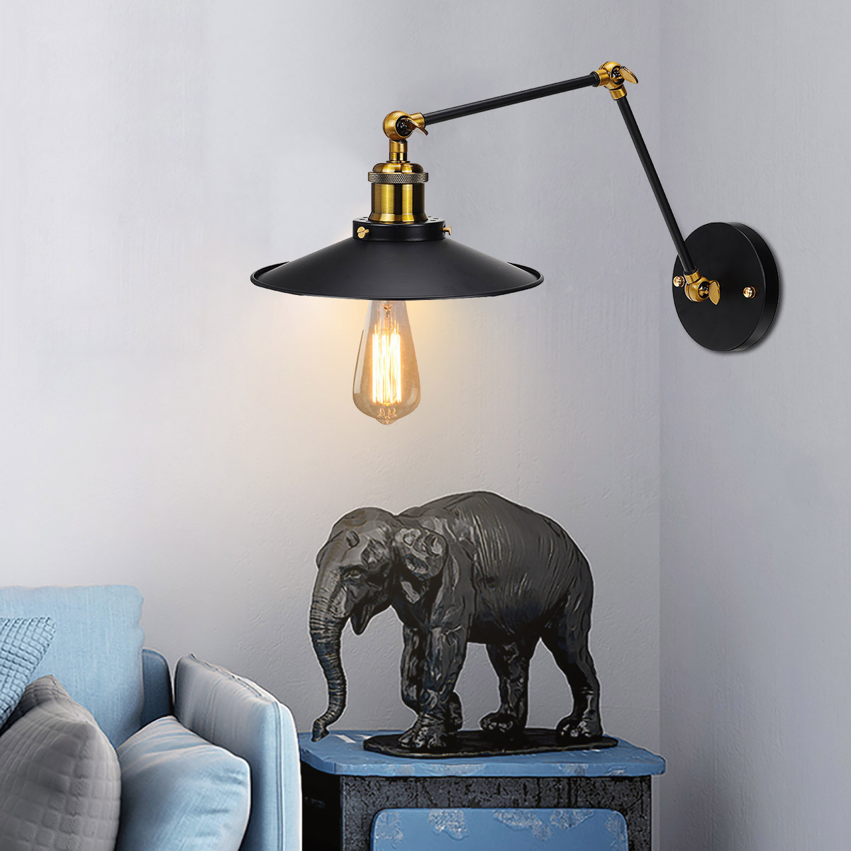 90-260V-LED-Wall-Lamp-Retro-Lamp-Industrial-Vintage-Bedside-Wall-Lamp-Iron-Loft-Without-Bulb-1797023-4
