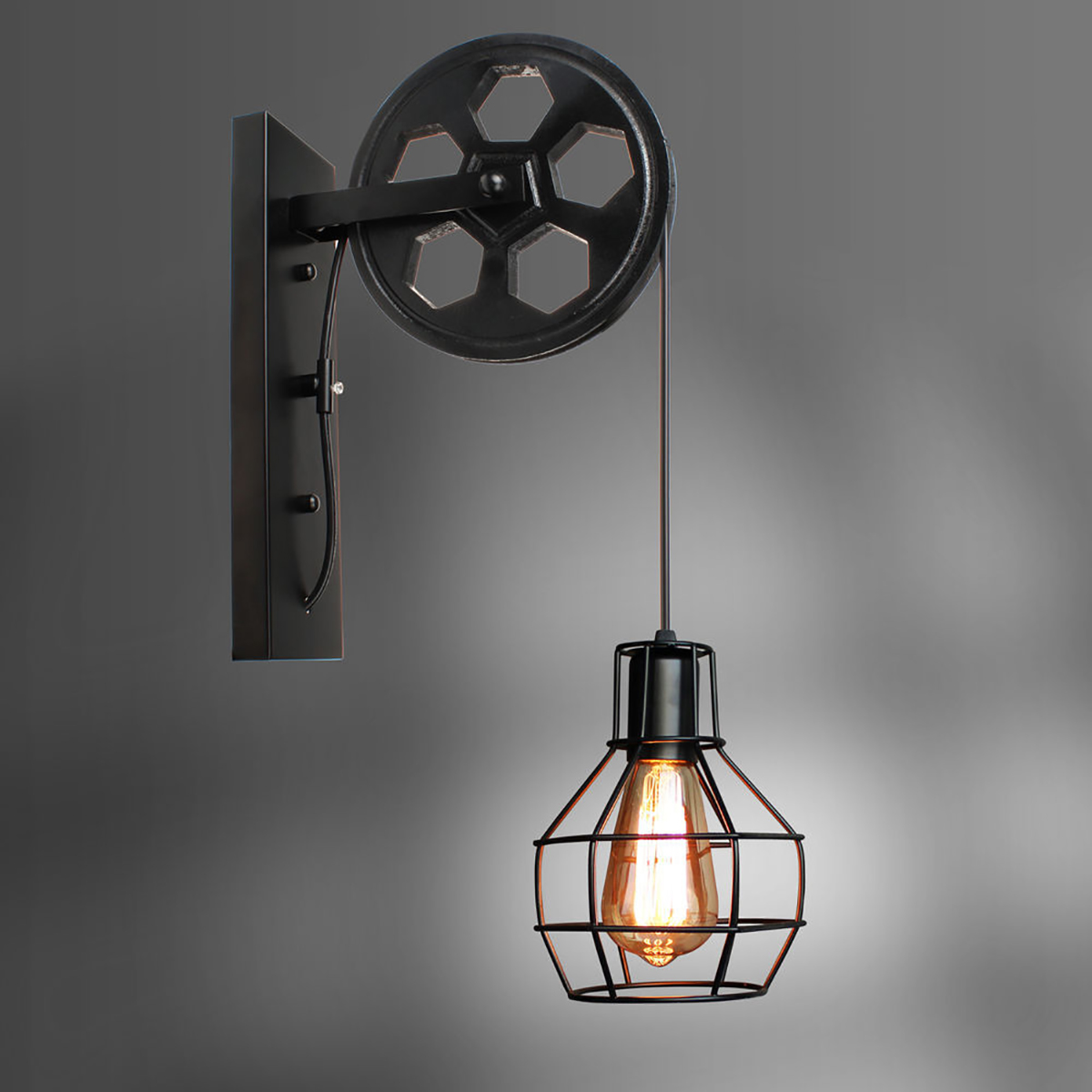 Adjustable-Retro-Iron-Wall-Lamp-Lifting-Pulley-E27-Sconce-Light-Indoor-4-Color-Without-Light-Bulb-1709520-8