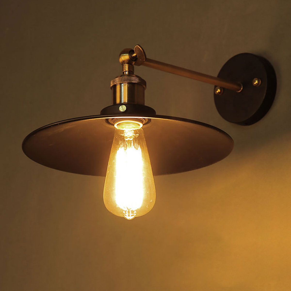 E26-Retro-Metal-Hanging-Wall-mounted-Light-Cover-American-Style-Lampshade-with-Swing-Arm-AC220V-1719676-5
