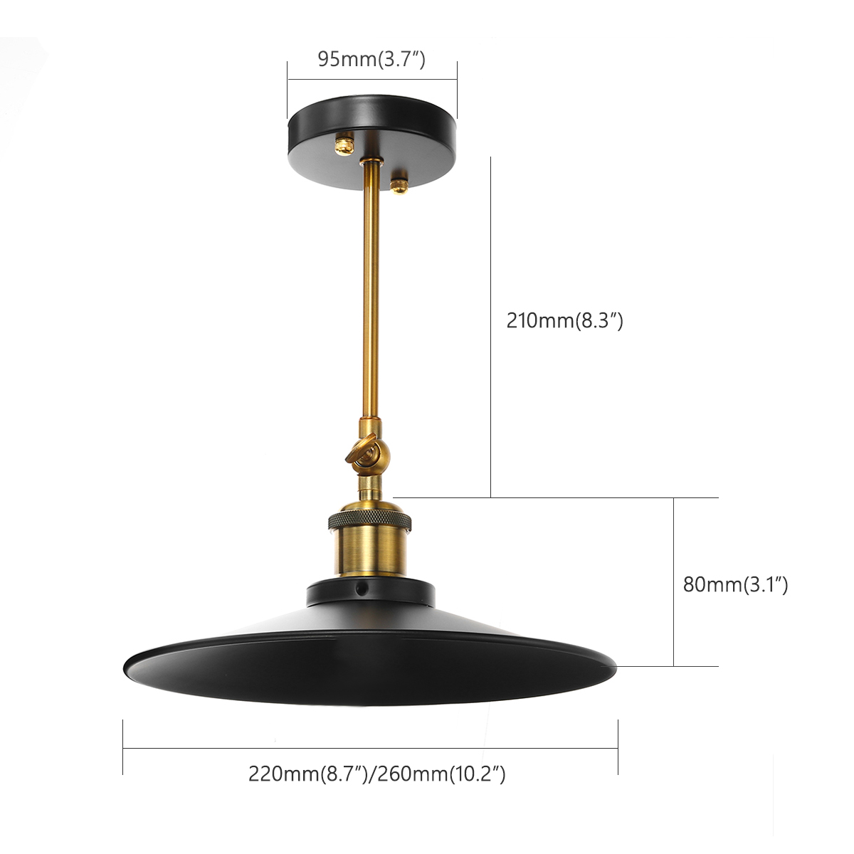 E26-Retro-Metal-Hanging-Wall-mounted-Light-Cover-American-Style-Lampshade-with-Swing-Arm-AC220V-1719676-10