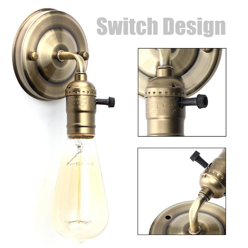E27-Antique-Vintage-Switch-Type-Wall-Light-Sconce-Lamp-Bulb-Socket-Holder-Fixture-1077624-4