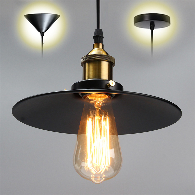 E27-Industrial-Retro-Vintage-Iron-TriangleRound-Plate-Ceiling-Lamp-Pendant-Light-Chandelier-Fixture-1691059-1