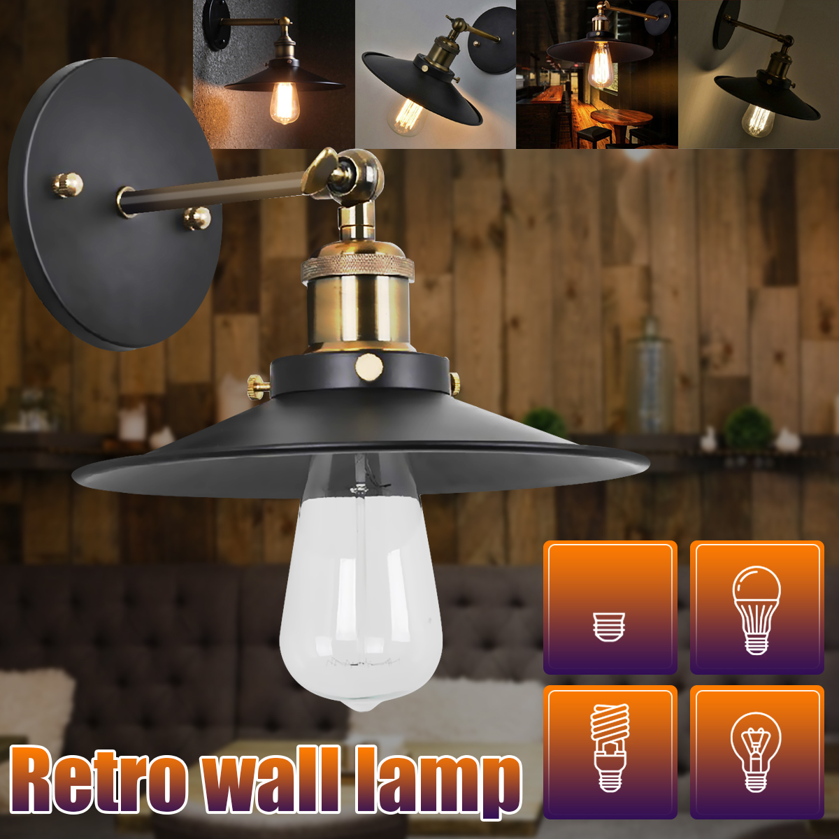 E27-Retro-Vintage-Industrial-Wall-Lamp-Wrought-Iron-Indoor-Corridor-Hanging-Ceiling-Light-Lampshade--1736302-1