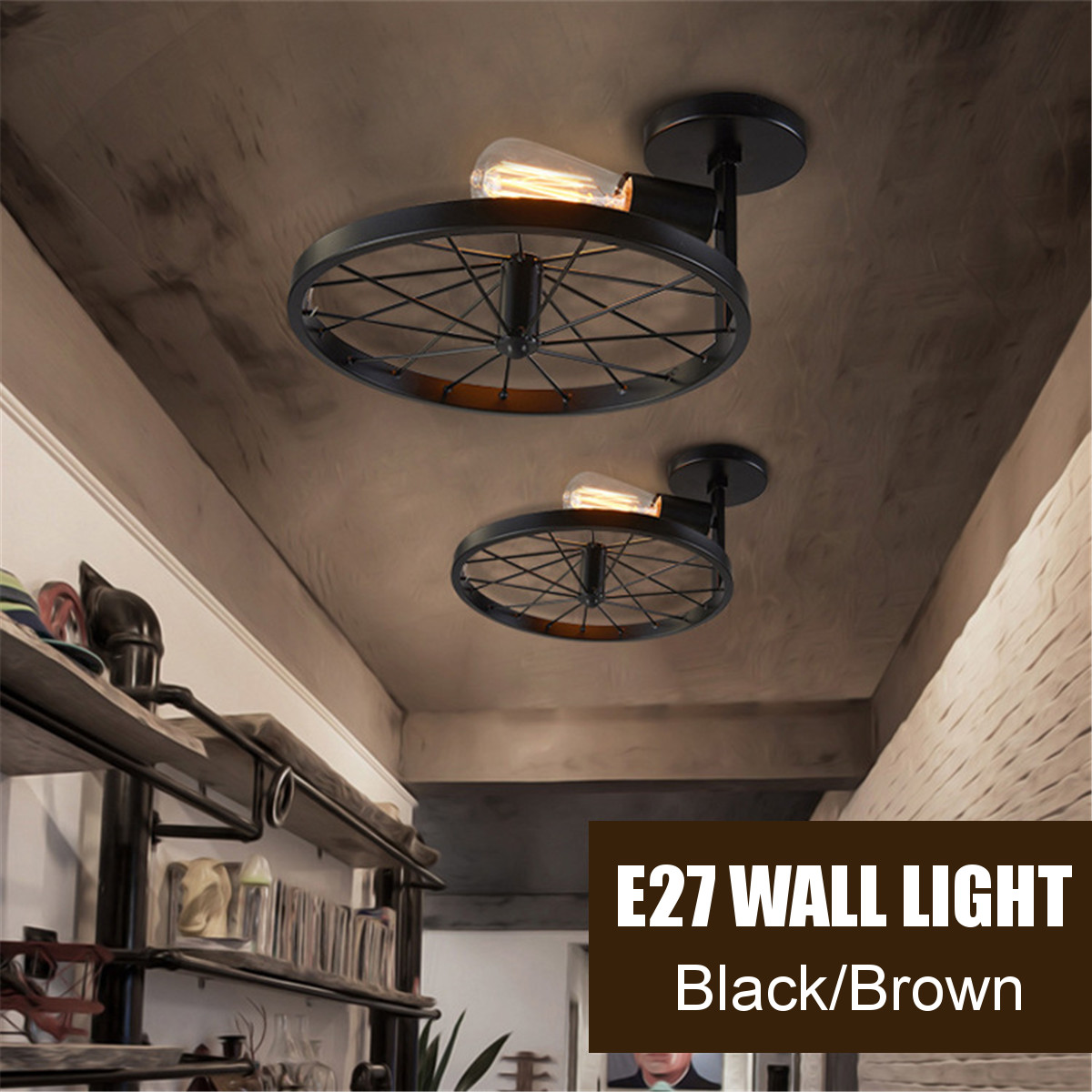 E27-Vintage-Industrial-Wheel-Wall-Light-Home-Bar-Sconce-Lamp-Corridor-Fixture-1689912-1