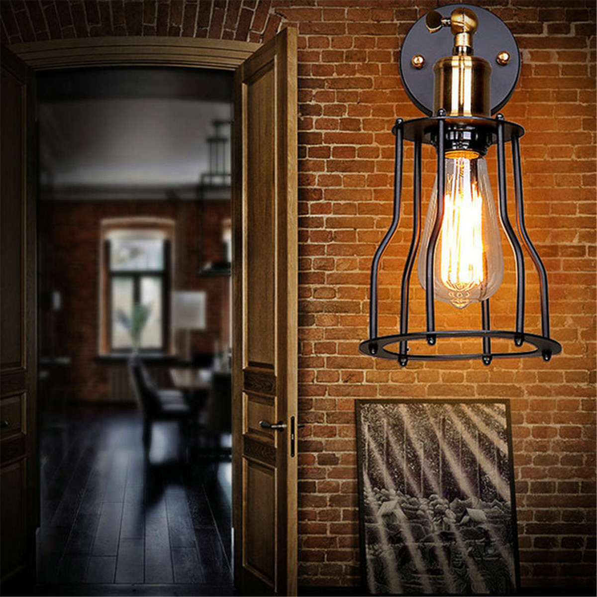 E27-Vintage-Wall-Light-Home-Bar-Sconce-Lamp-Corridor-Fixture-Decoration-AC85-265V-1706672-2