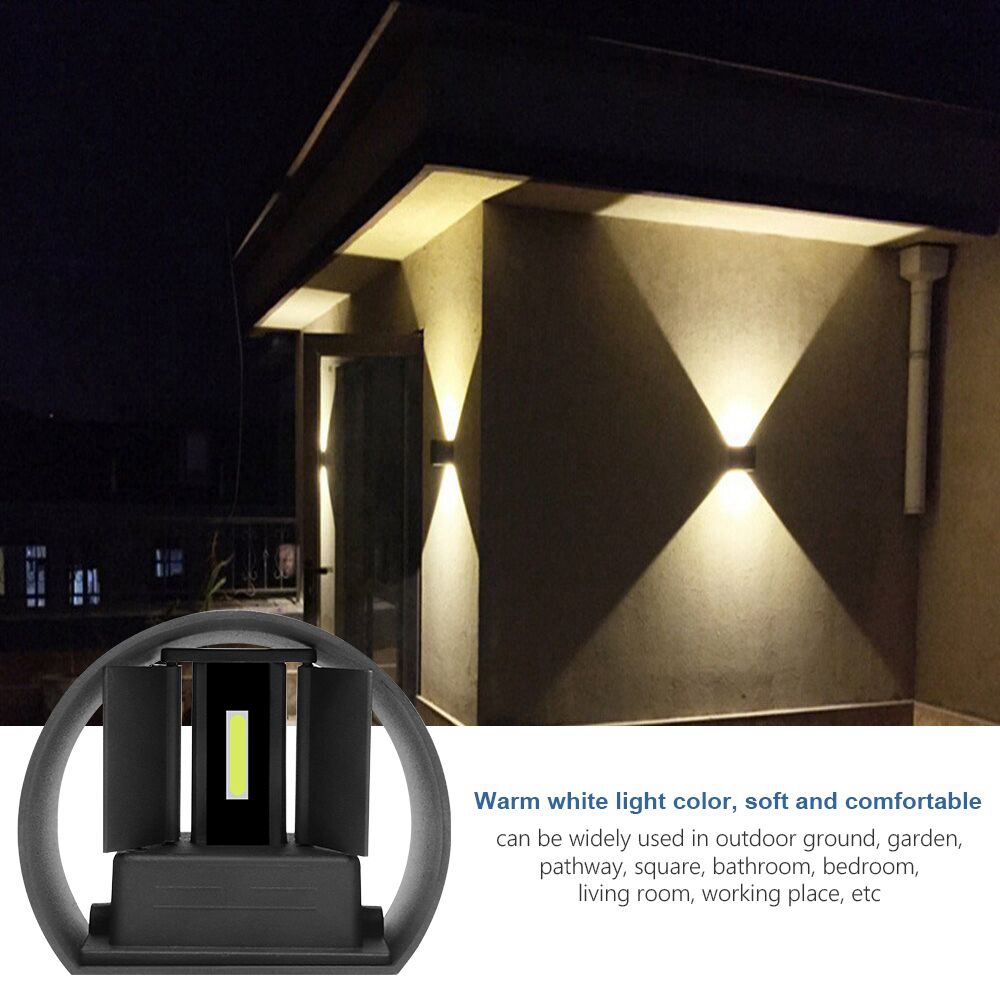 Modern-12W-COB-LED-Adjustable-Up-Down-Wall-Lamp-Waterproof-IP65-for-Outdoor-Indoor-Living-room-Aisle-1456053-2