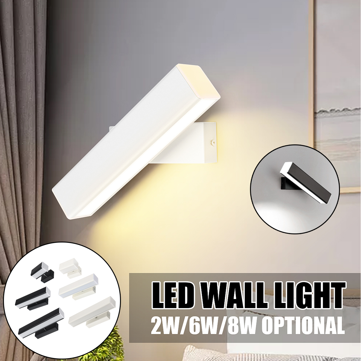 Modern-LED-Wall-Light-Stair-Room-Hotel-Hall-Porch-Decor-Lamp-Fixture-Warm-White-1676243-2