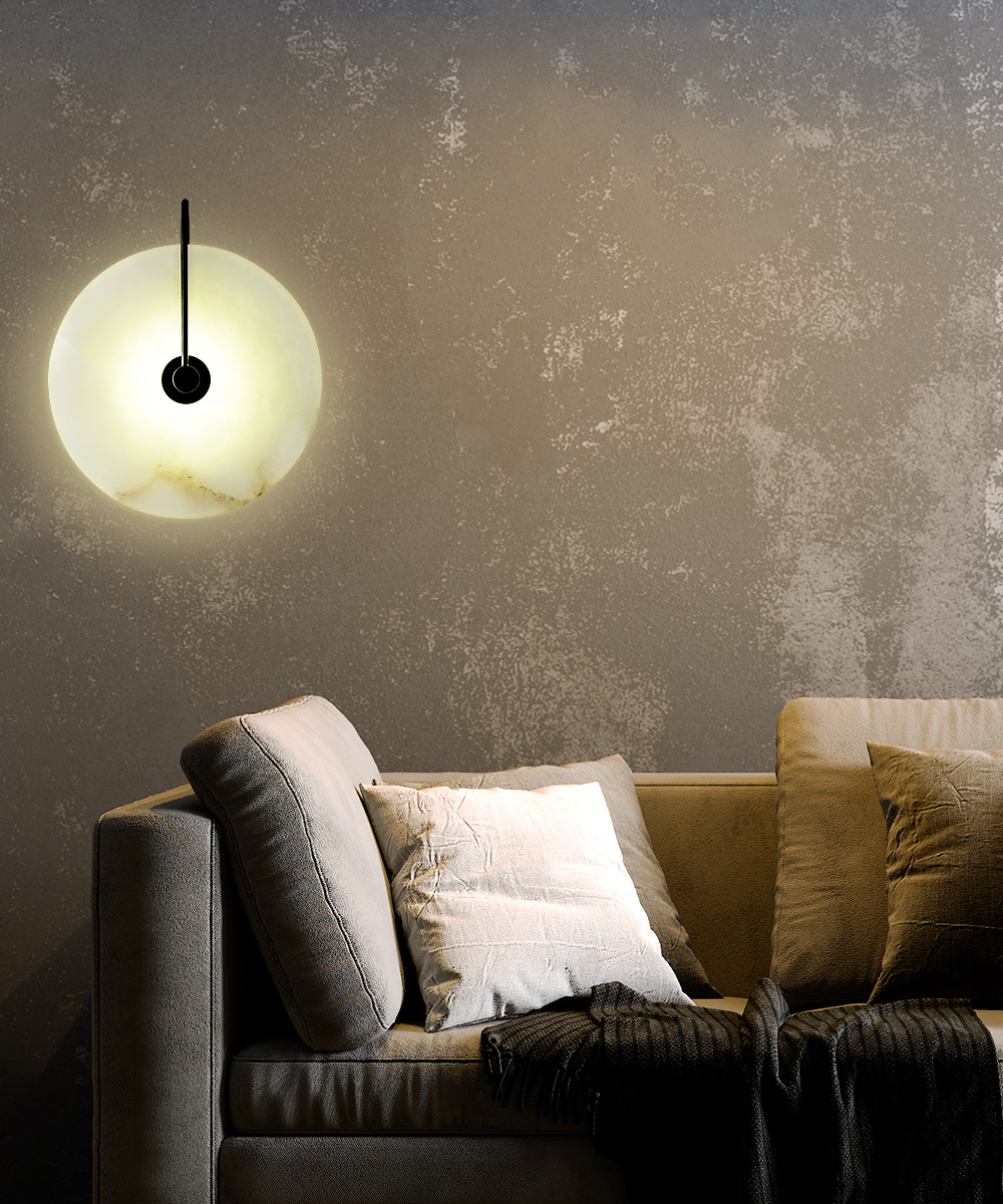 Modern-Sconces-Lamp-Wall-Lights-Marble-Lampshade-LED-Lighting-Fixture-for-Home-Decor-bedroom-Lamps-B-1809463-5