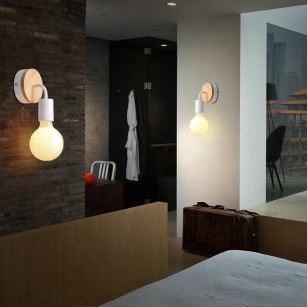 Modern-Wood-Metal-E27-Holder-Wall-Lamp-Bedroom-Restaurant-Corridor-Lighting-1043950-10