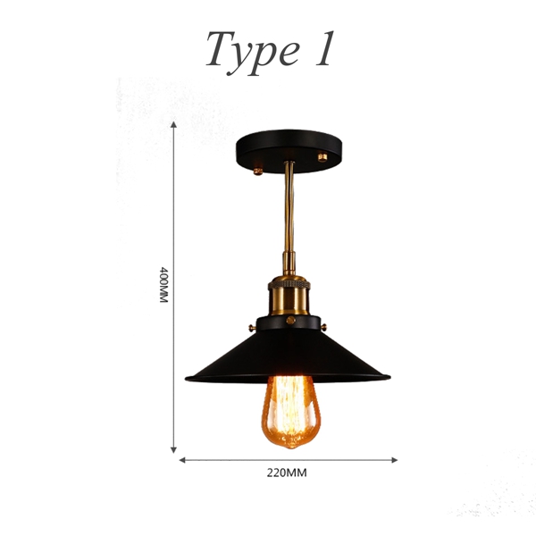 Retro-Industrial-E27-Wall-Sconce-Light-Vintage-Hang-Pendant-Ceiling-Lamp-1124440-4