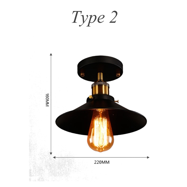 Retro-Industrial-E27-Wall-Sconce-Light-Vintage-Hang-Pendant-Ceiling-Lamp-1124440-5