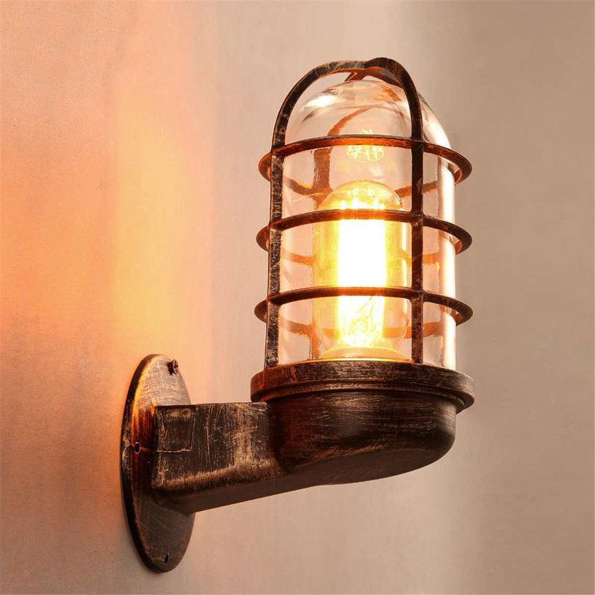 Vintage-Industrial-Unique-Wall-Lamp-Iron-Rustic-Copper-Steampunk-Lamp-Sconce-1635620-4