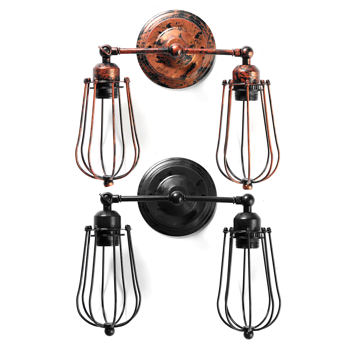 Vintage-Industrial-Wall-Light-Mounted-Sconce-Iron-Retro-Lamp-Fixture-Room-Decor-1682933-7