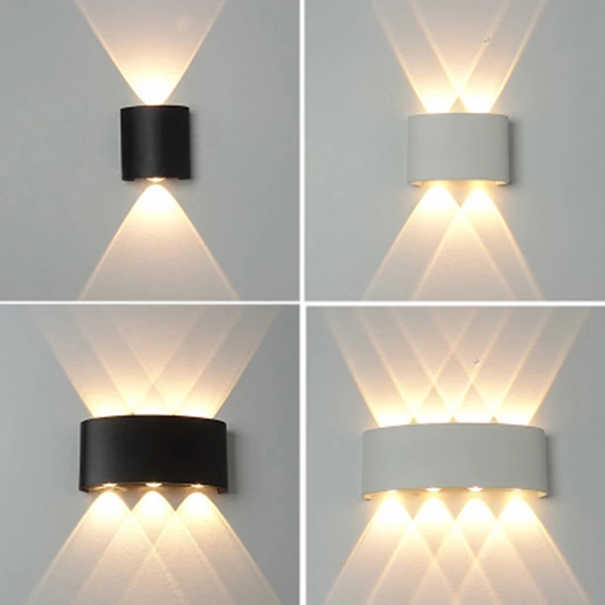 Waterproof-2-8W-LED-Wall-Light-Up-Down-Lighting-Sconce-Lamp-Indoor-Outdoor-IP65-1850910-3