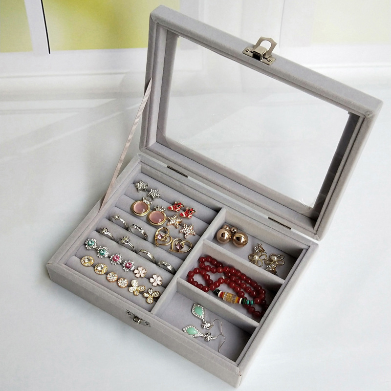 2-in-1--Detachable-Portable-Jewelry-Cosmetic-Storage-Case-Organizer-Display-Jewelry-Watch-Box-1837381-2