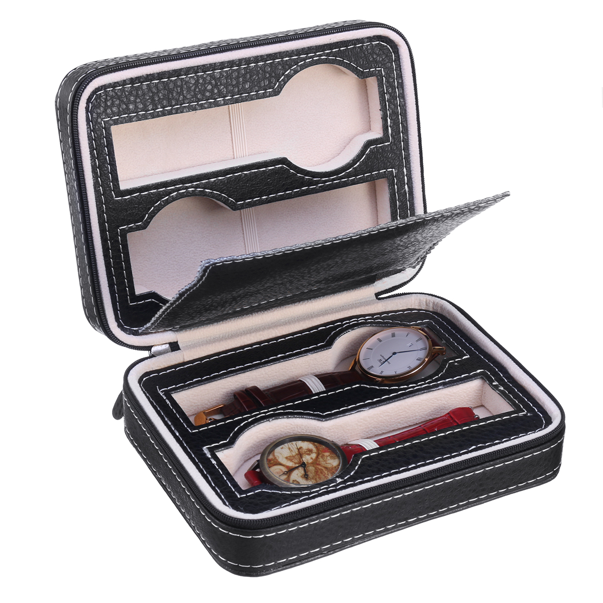 248-Slots-Portable-PU-Leather-Zipper-Watch-Box-Watch-Storage-Case-Bag-1650319-7
