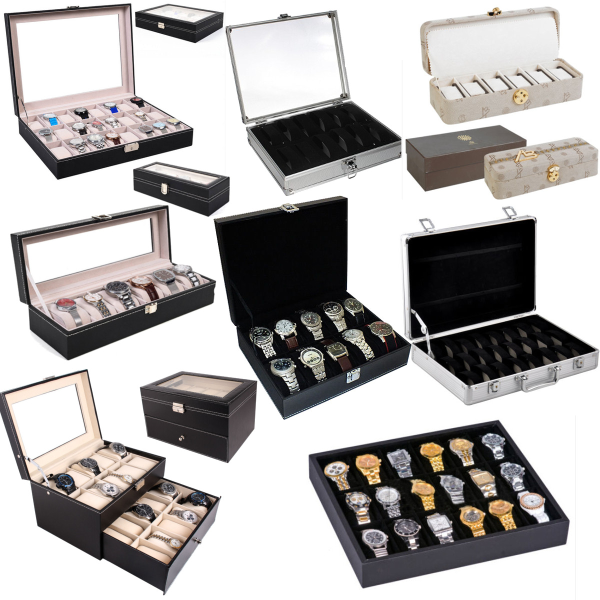 6-Grids-Aluminium-Watch-Storage-Case-Holder-Organiser-Display-Jewelry-Watch-Box-1836858-5