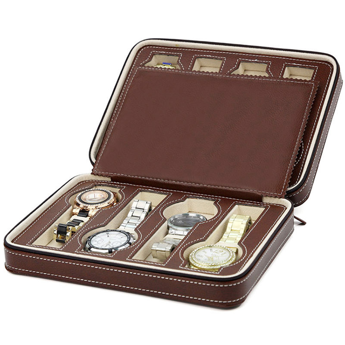 8-Grids-Watch-Display-Storage-Box-Case-Zippered-Travel-Watch-Box-1409754-4