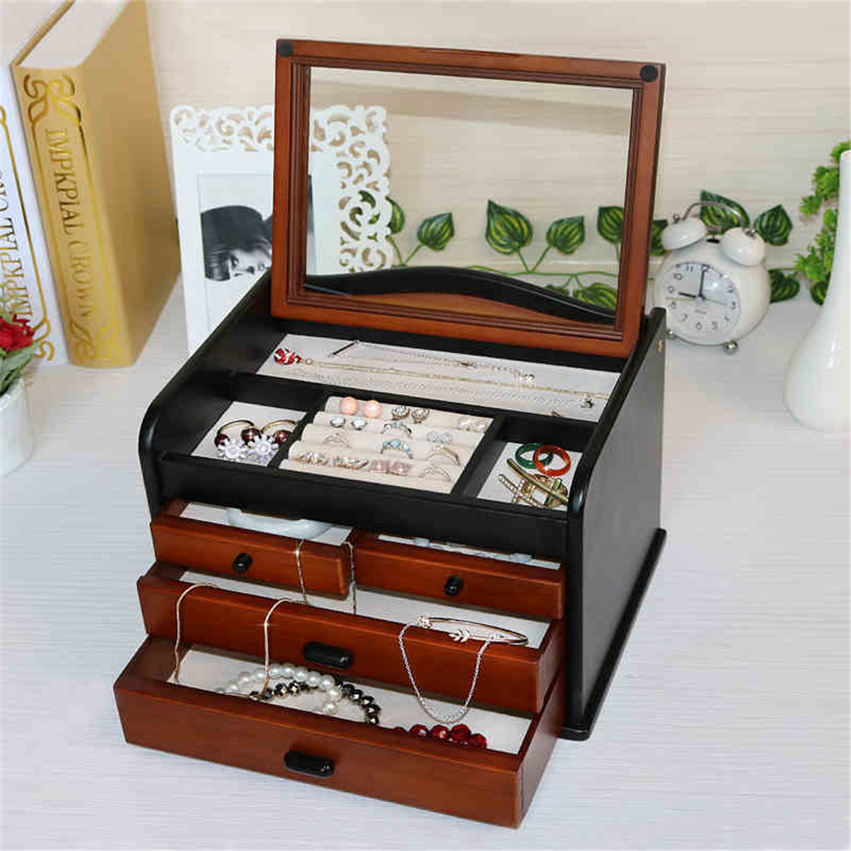Wooden-Jewellery-Storage-Box-Multifunctional-Solid-Wood-Jewelry-Watch-Box-1764070-5