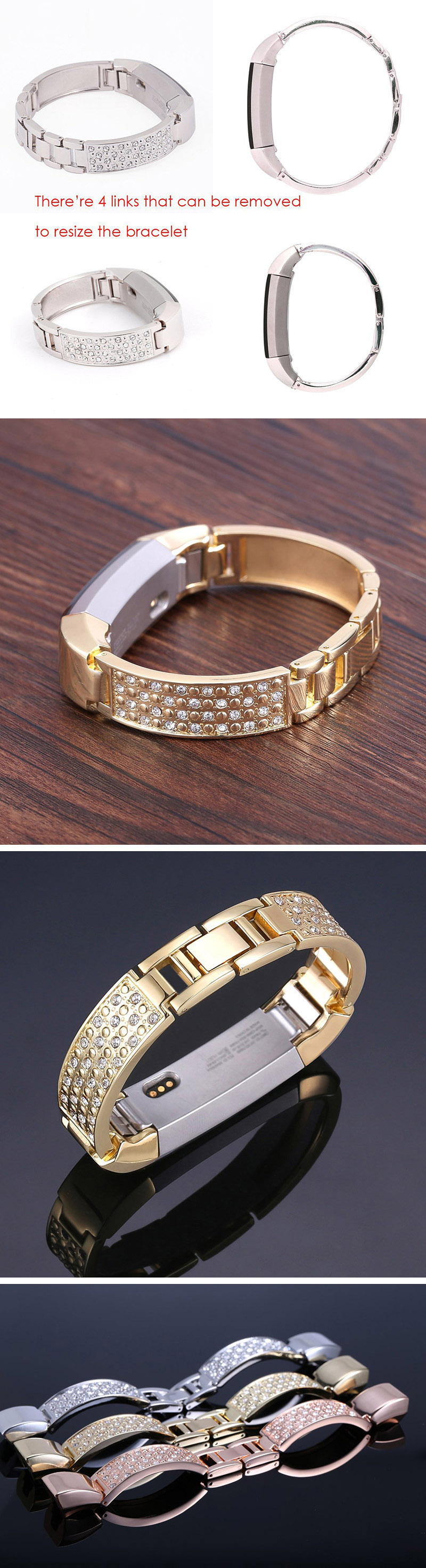 Rhinestone-Watch-Band-Adjustable-Stainless-Steel-Strap-Replacement-for-Fitbit-Alta-and-Alta-HR-1289260-3