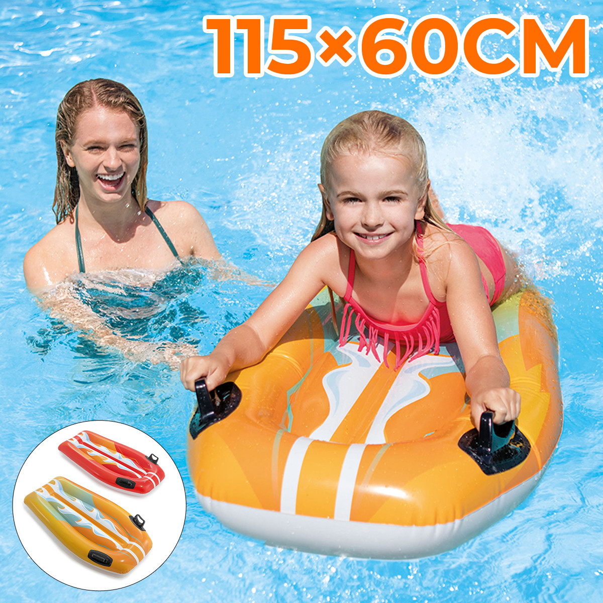 115x60cm-Kids-Inflatable-Paddle-Board-Swimming-Surfboard-Swimming-Pool-Float-Children-Funny-Toys-for-1727066-1