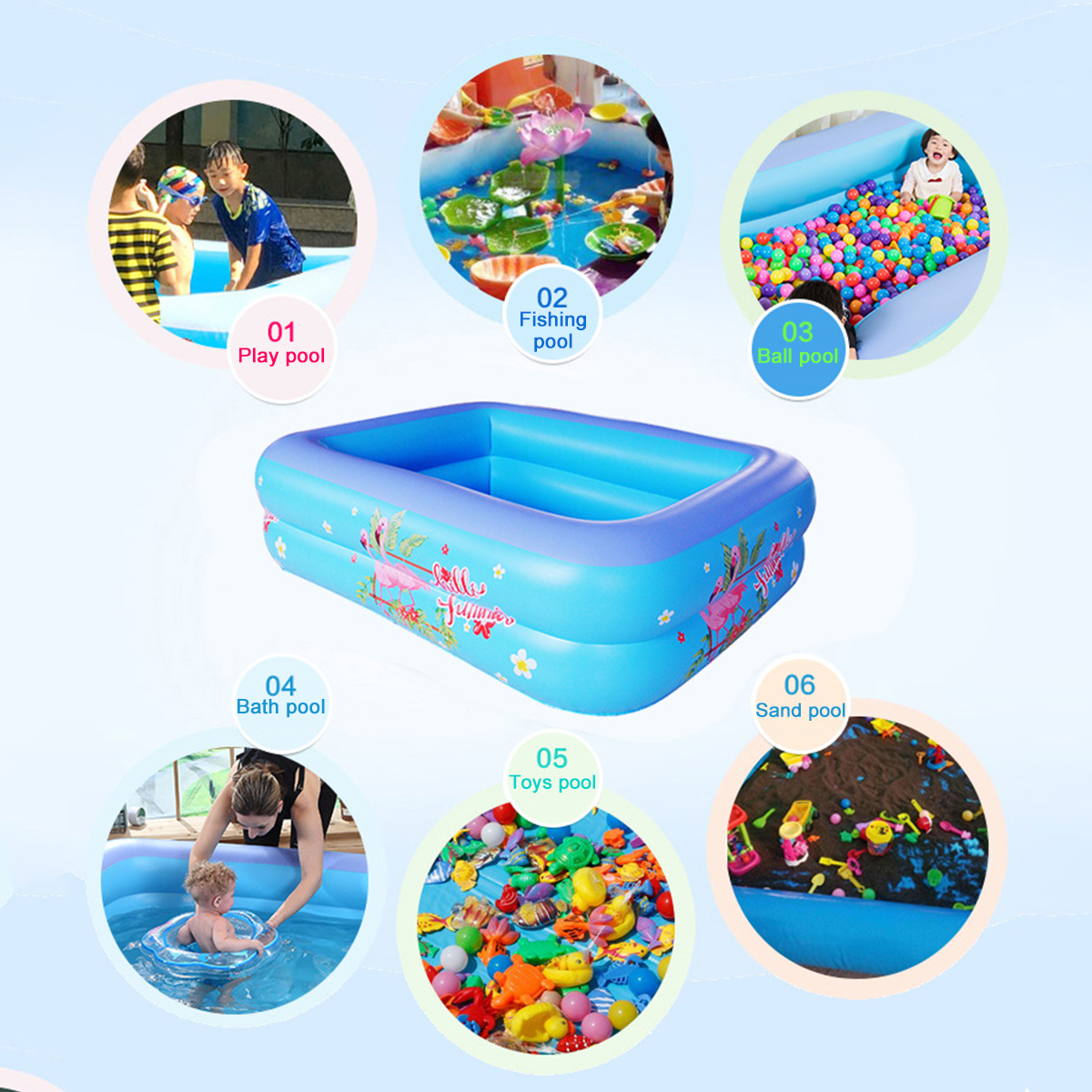 120-150CM-Family-Inflatable-Swimming-Pool-3-Ring-Thicken-Summer-Backyard-Inflate-Bathtub-for-Kids-Ad-1696845-2