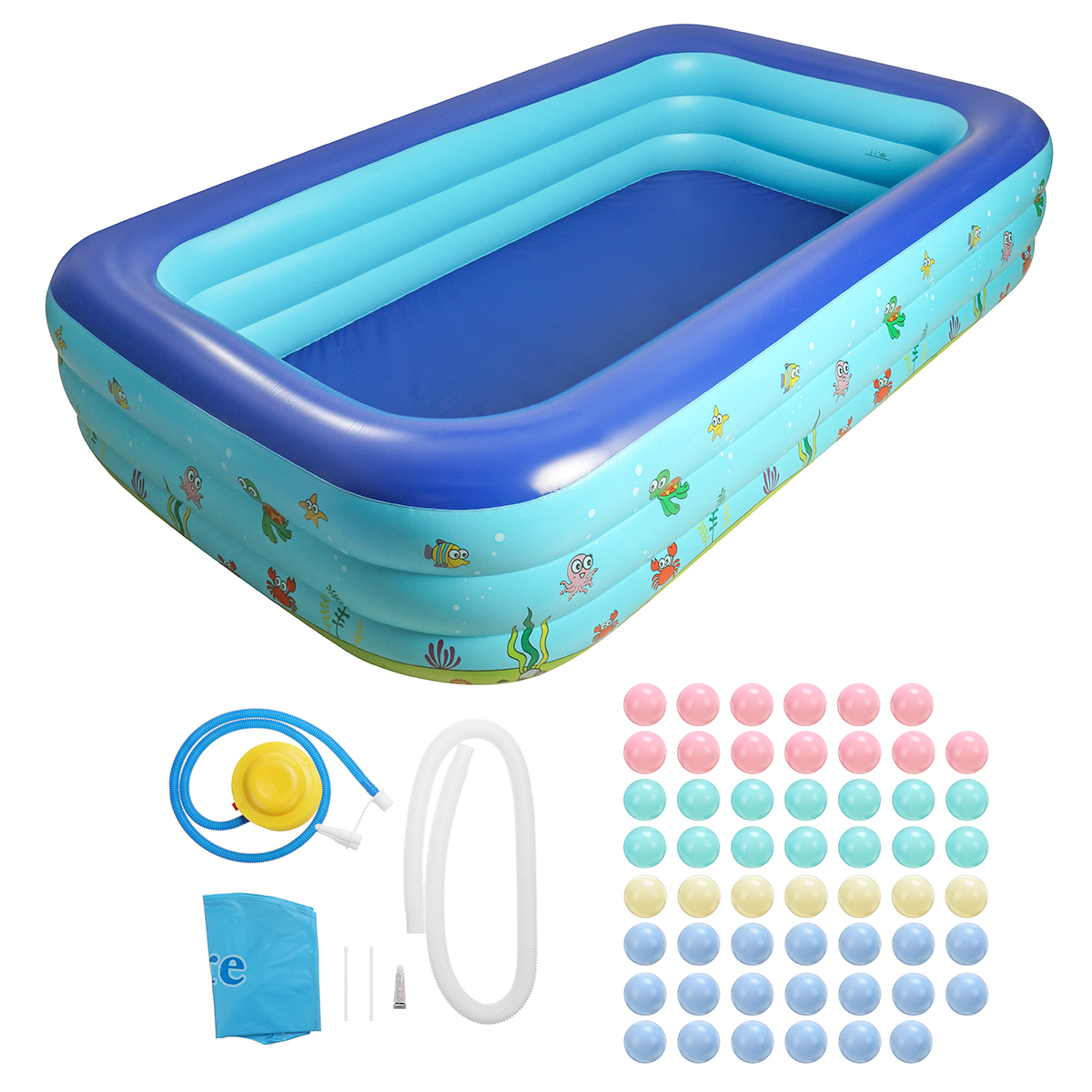 120x72x24inch-Family-Inflatable-Swimming-Pool-Outdoor-Garden-Ground-Swimming-Pool-with-Filter-Pump-1697937-5