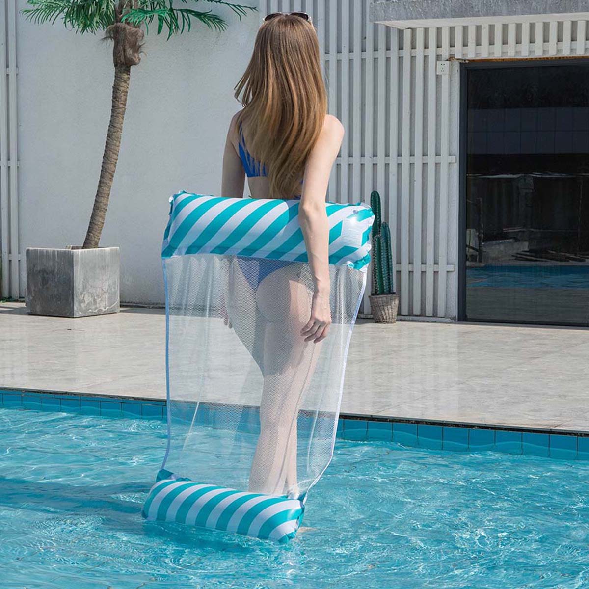 122x70cm-Swimming-Inflatable-Mattress-Water-Float-Hammock-Floating-Bed-Chair-Toy-Swimming-Pools-Trai-1844734-6