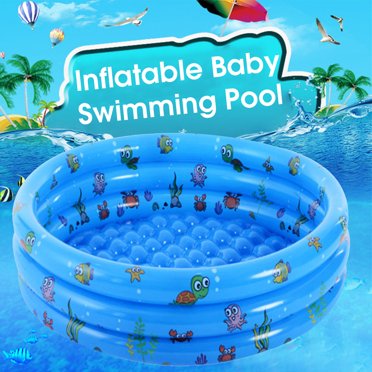 130150CM-Swimming-Pool-Childrens-Baby-Paddling-Pool-Round-Bubble-Bottom-Inflatable-Pool-with-Air-Pum-1815393-2