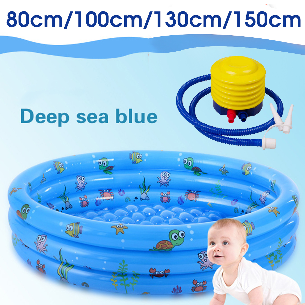 130150CM-Swimming-Pool-Childrens-Baby-Paddling-Pool-Round-Bubble-Bottom-Inflatable-Pool-with-Air-Pum-1815393-3