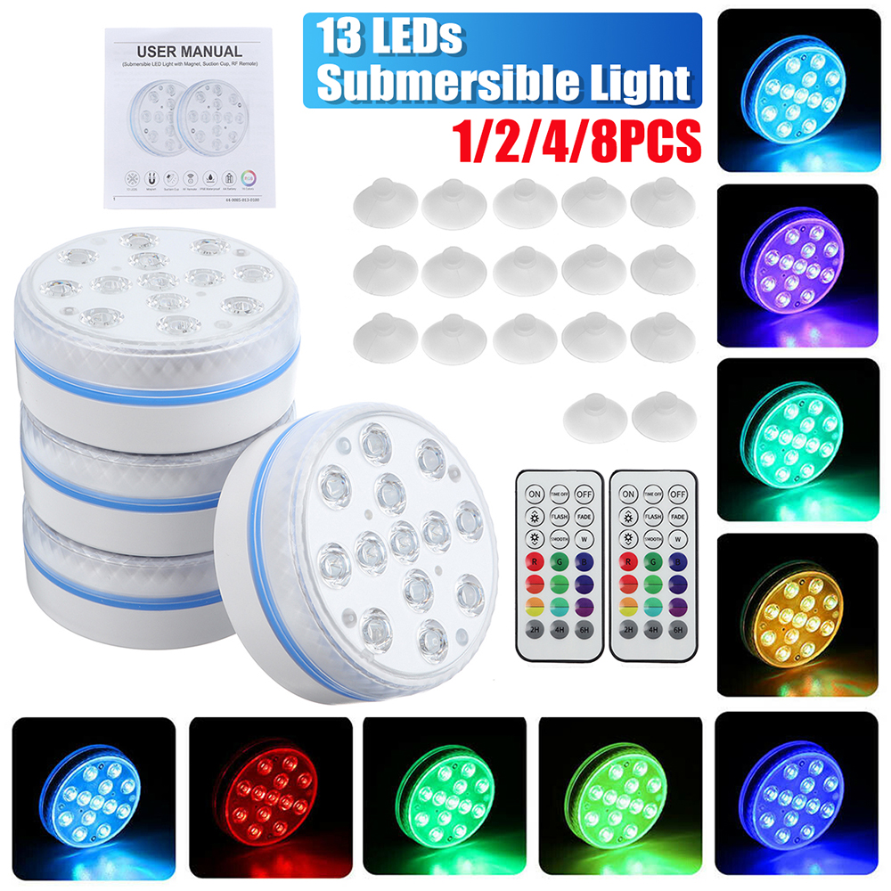 13LED-Magnetic-Sucker-Submersible-Light-Waterproof-Remote-RGB-Underwater-Lights-for-Hmoe-Party-Aquar-1934960-1