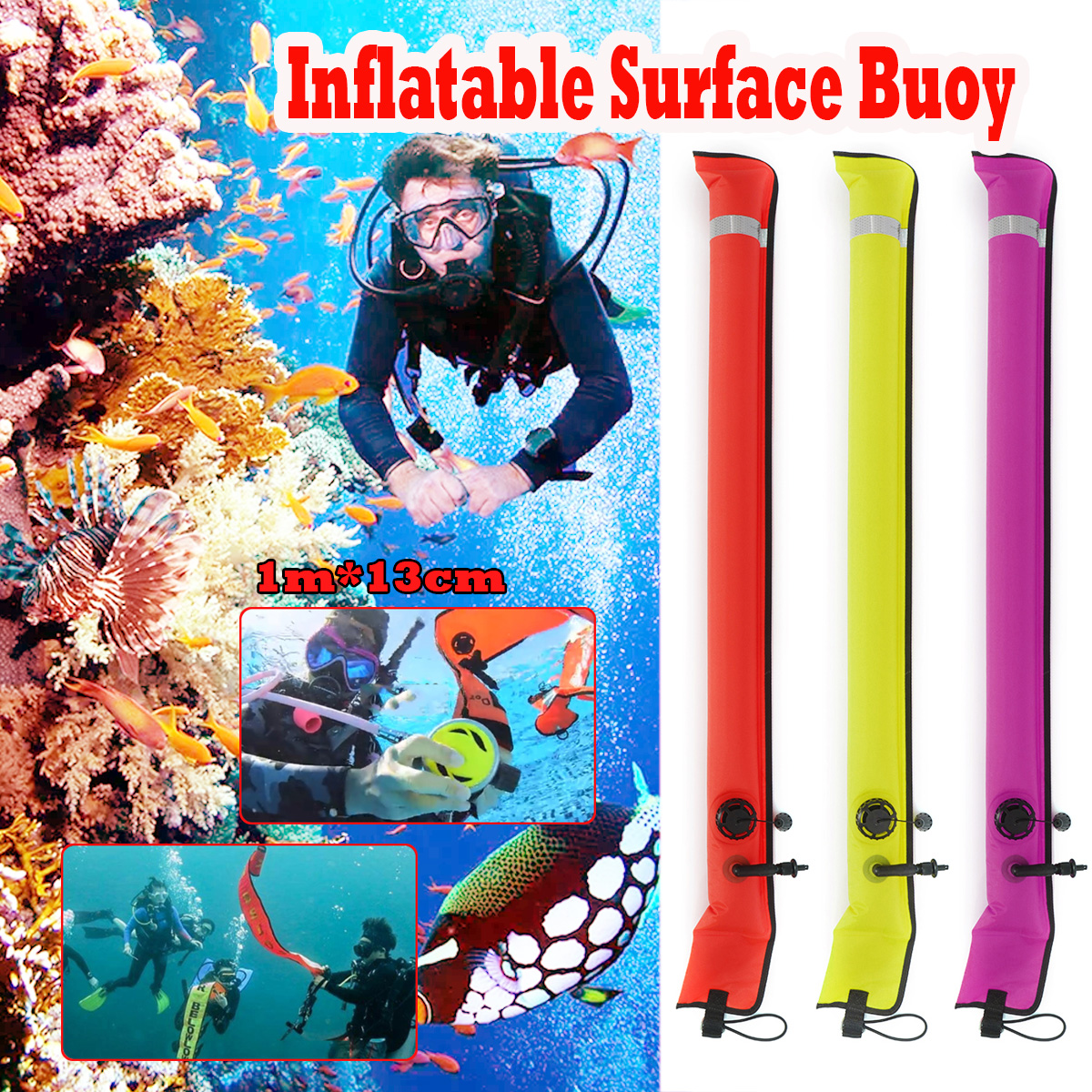1m13cm-Portatile-Immersione-Immersione-Superficie-Marcatore-Boa-SMB-Safety-Inflatable-Float-1647546-1