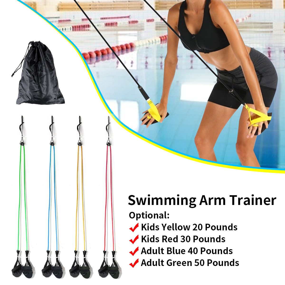 3050Lbs-Swimming-Arm-Strength-Trainer-Hand-Paddles-Elastic-Band-Training-Aids-1816194-2