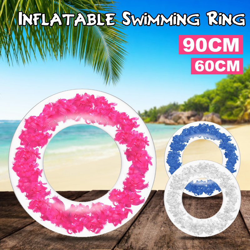 6090CM-KidsAdult-Feathers-Inflatable-Swimming-Ring-with-Built-in-Feathers-Beach-Summer-Pool-Float-Ra-1815432-1