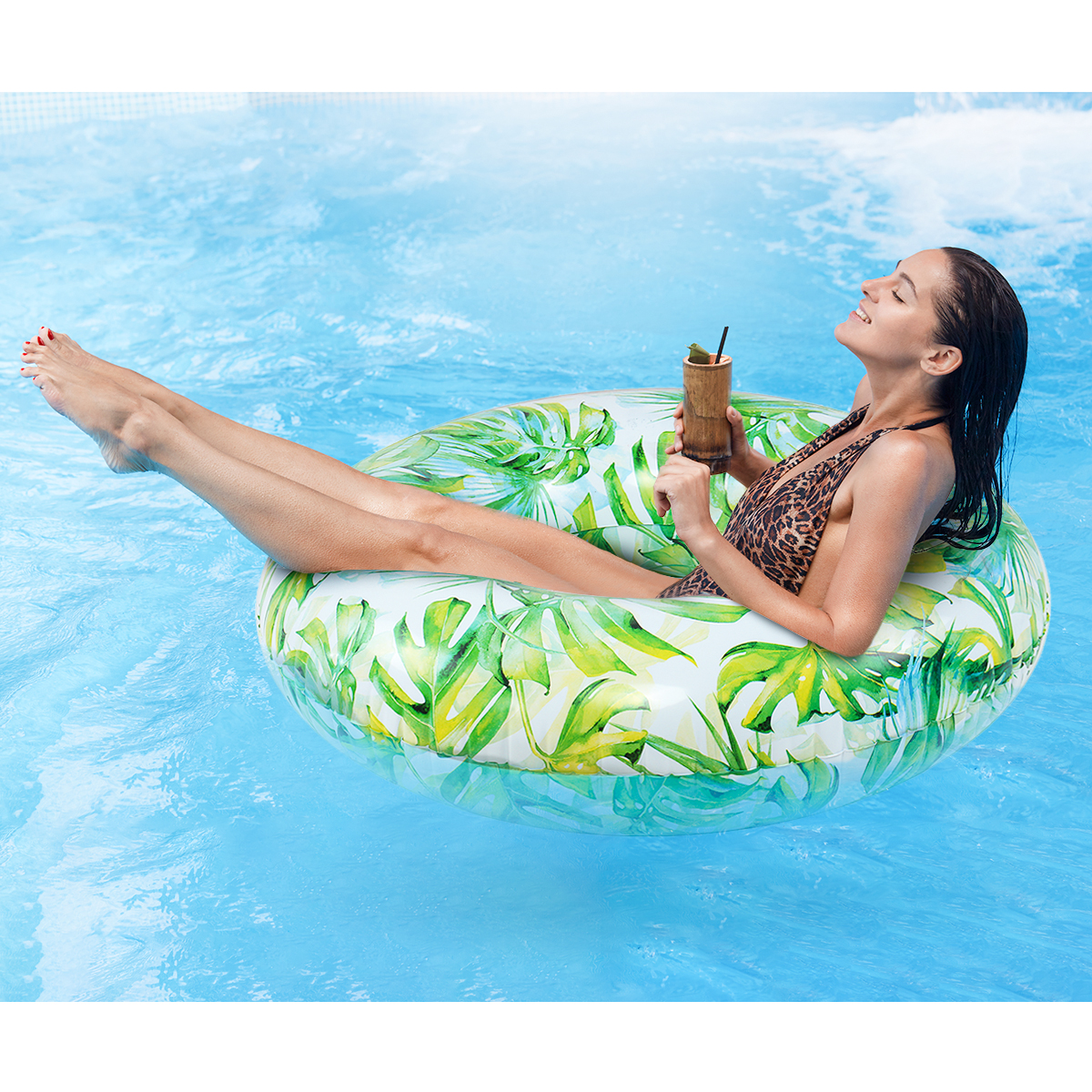 90CM-PVC-Inflatable-Swim-Ring-Swimming-Pool-Floats-Rings-Swim-Circle-1934816-14