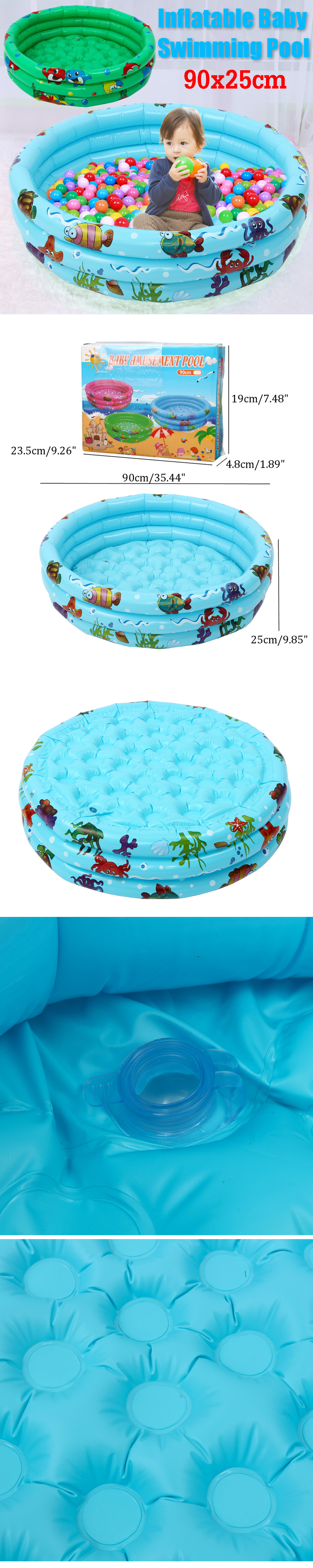 90cm-Kids-Baby-Children-Inflatable-Swimming-Pool-3-Layer-Pool-Summer-Water-Fun-Play-Toy-1462674-1