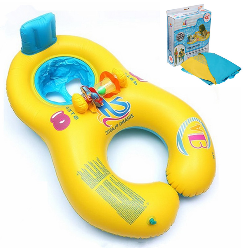 ABC-Safe-Inflatable-Mother-And-Baby-Swim-Float-Boat-Raft-Kids-Chair-Seat-Boat-Play-Pool-Bath-Swimmin-48774-2