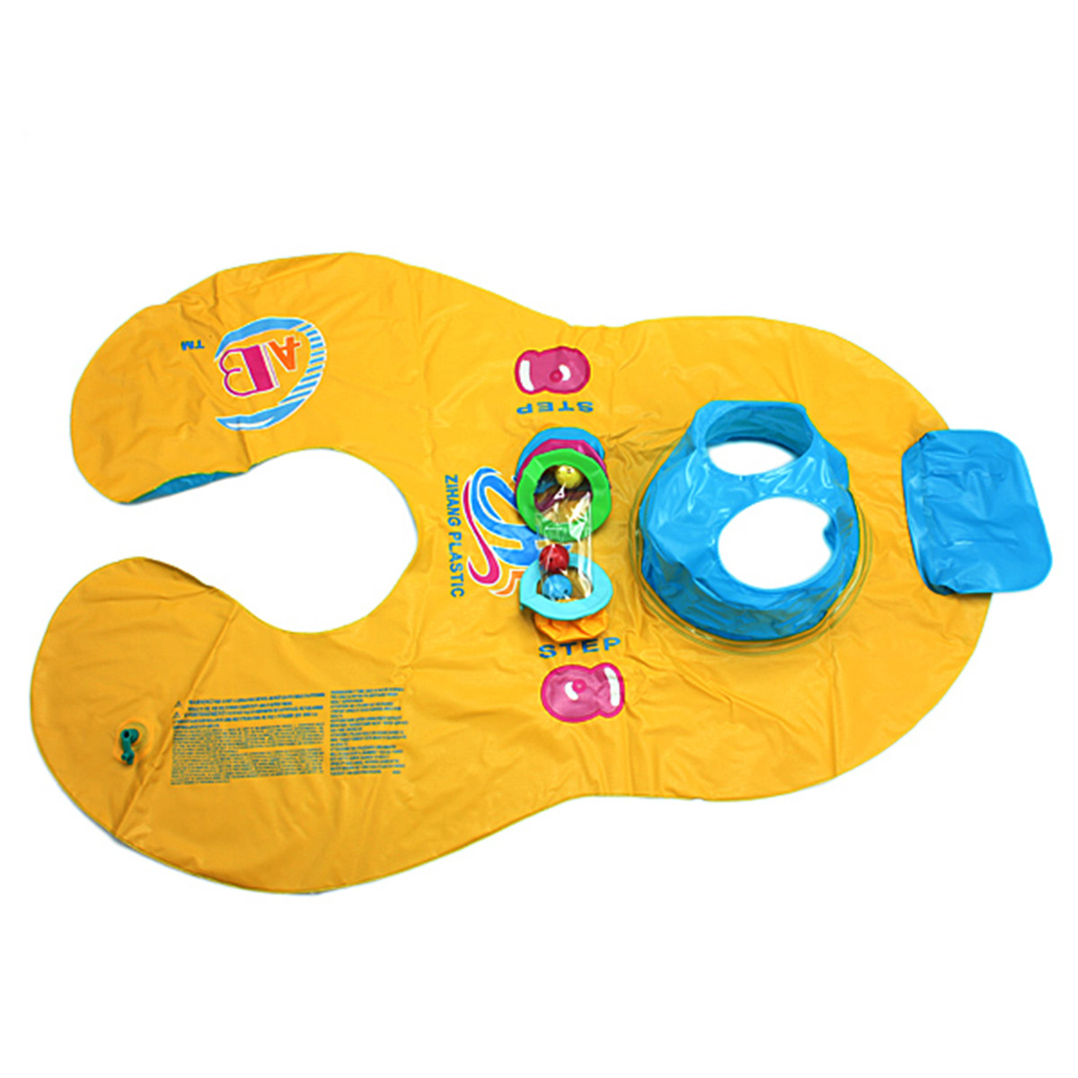 ABC-Safe-Inflatable-Mother-And-Baby-Swim-Float-Boat-Raft-Kids-Chair-Seat-Boat-Play-Pool-Bath-Swimmin-48774-7