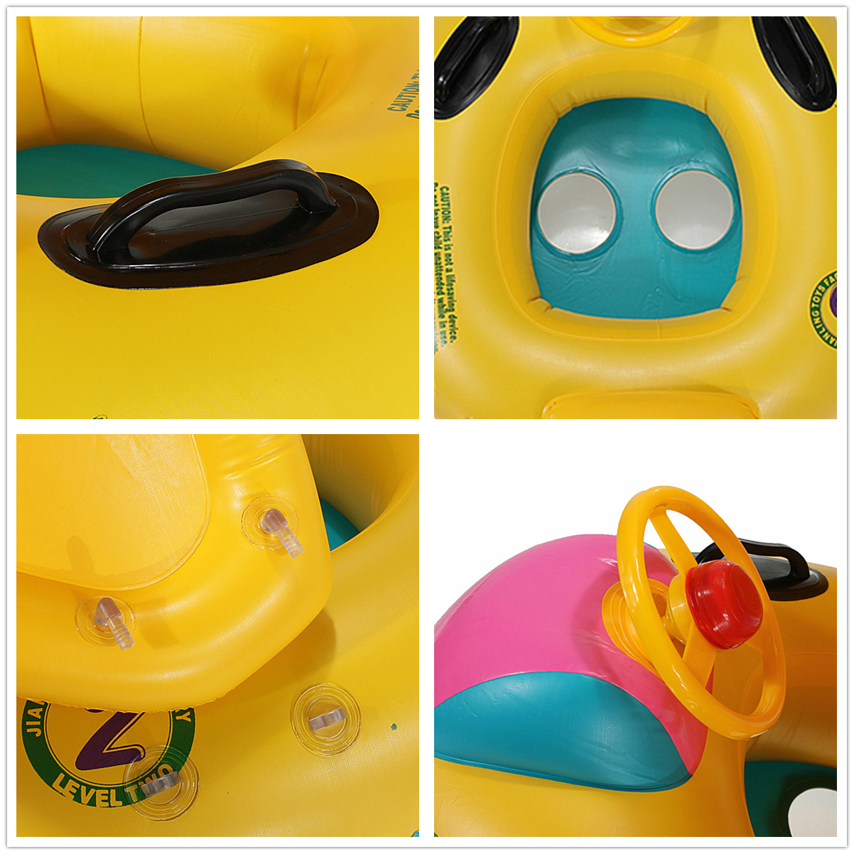 Adjustable-Sunshade-Baby-Swim-Inflatable-Float-Seat-Boat-Swimming-Ring-52291-6