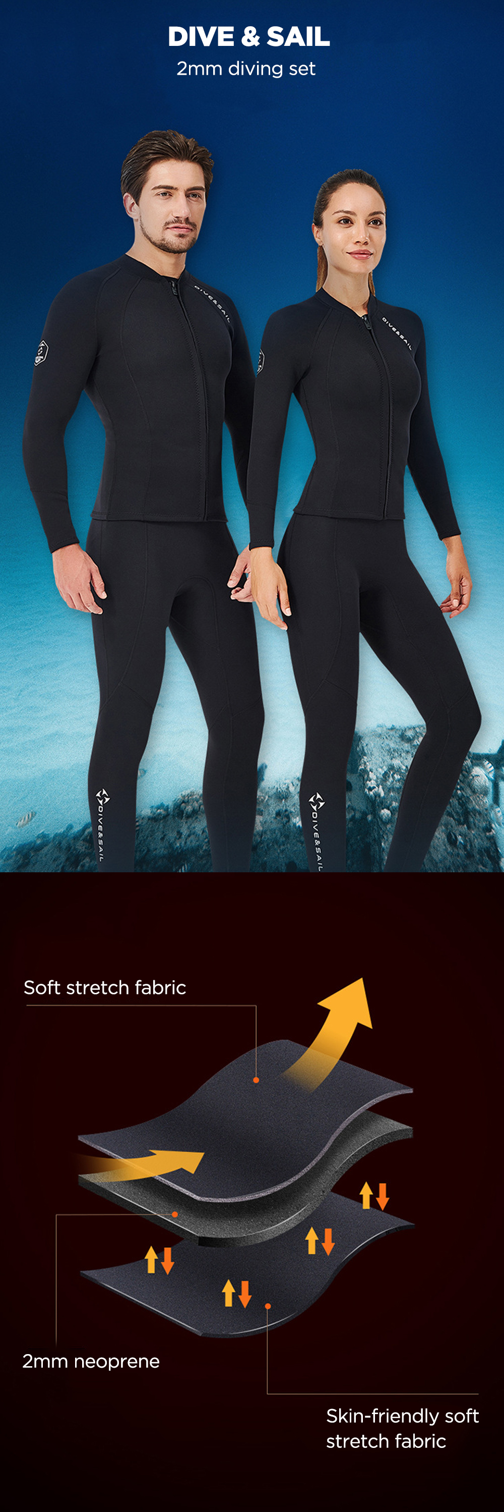DIVESAIL-Mens-Wetsuit-2mm-Wetsuit-Separate-Long-sleeved-Tops-Cold-proof-Warm-Large-Size-Surf-Suit-1825400-1
