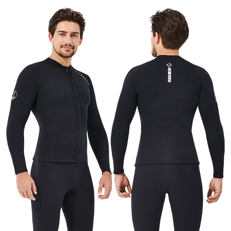 DIVESAIL-Mens-Wetsuit-2mm-Wetsuit-Separate-Long-sleeved-Tops-Cold-proof-Warm-Large-Size-Surf-Suit-1825400-3