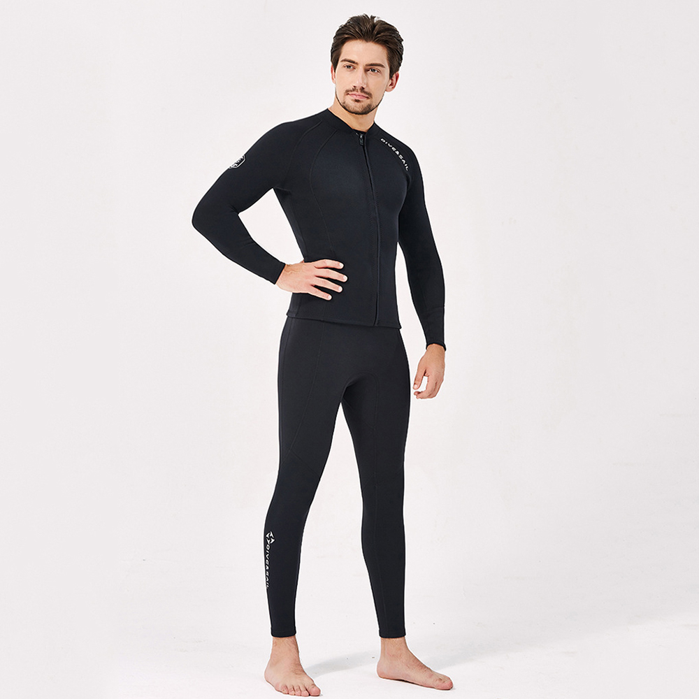 DIVESAIL-Mens-Wetsuit-2mm-Wetsuit-Separate-Long-sleeved-Tops-Cold-proof-Warm-Large-Size-Surf-Suit-1825400-4