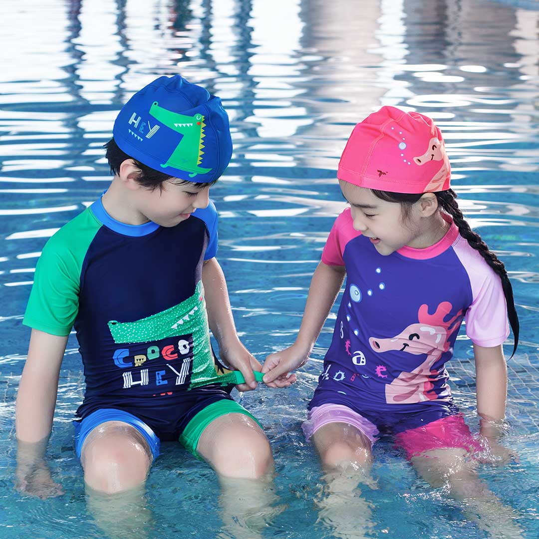FROM-XIAOMI-YOUPIN-7th-Childrens-Swimming-Cap-Anti-UV-Flexible-Soft-Durble-Quick-Drying-Swim-Protect-1472565-3
