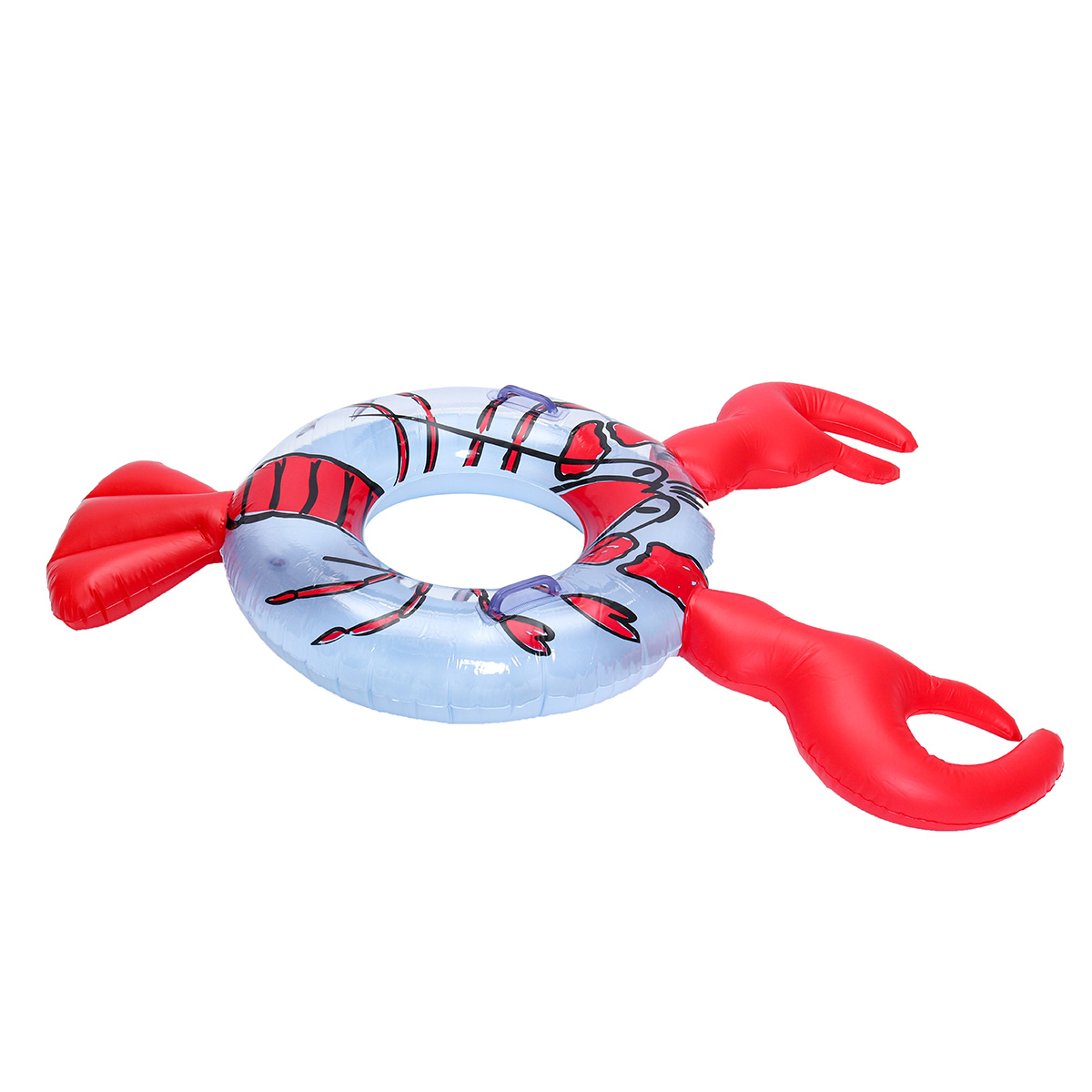 Inflatable-Crawfish-Swim-Ring-Swimming-Pool-Bathing-Floating-Circle-Swimming-Safety-Protection-Tools-1657027-3